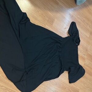 Elegant Black Maxi Dress